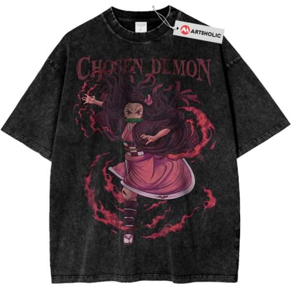 Nezuko Kamado Shirt, Demon Slayer Shirt, Anime Shirt, Vintage T-Shirt