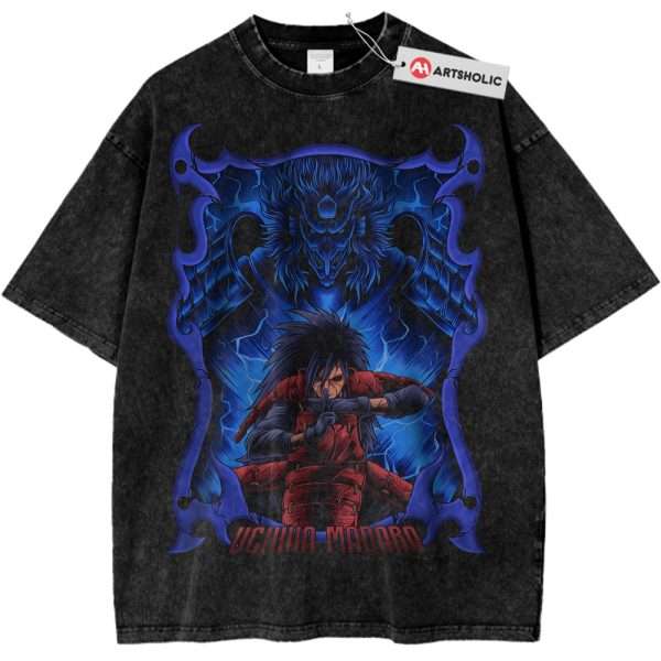 Madara Uchiha Shirt, Naruto Shirt, Anime Shirt, Vintage T-Shirt