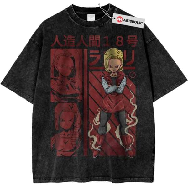 Android 18 Shirt, Dragon Ball Shirt, Anime Shirt, Vintage T-Shirt