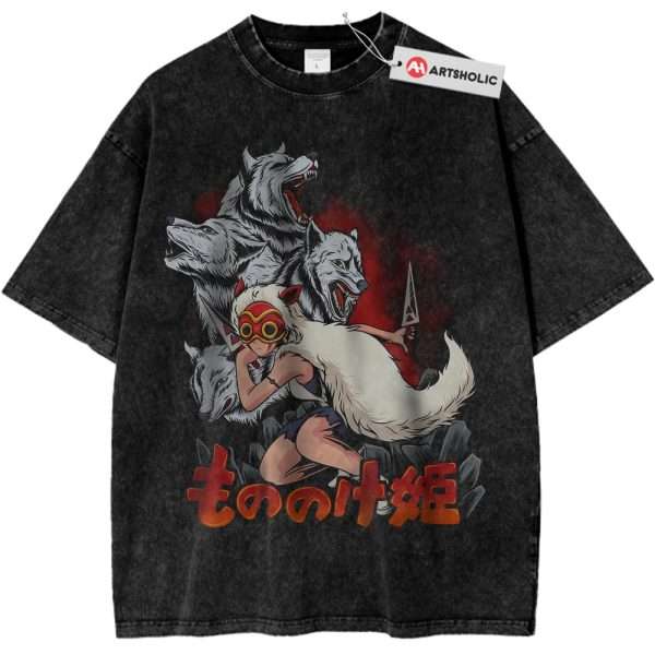 San Shirt, Princess Mononoke Shirt, Studio Ghibli Shirt, Anime Shirt, Vintage T-Shirt