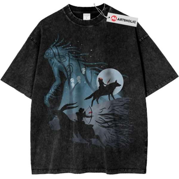 Princess Mononoke Shirt, Studio Ghibli Shirt, Anime Shirt, Vintage Tee