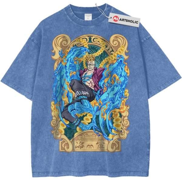 Marco Shirt, One Piece Shirt, Anime Shirt, Vintage Tee