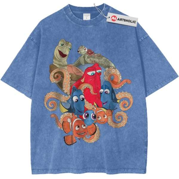 Finding Nemo Shirt, Finding Dory Shirt, Animated Shirt, Vintage T-Shirt