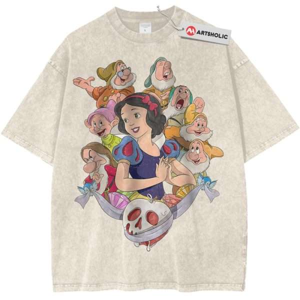 Snow White and the Seven Dwarfs Shirt, Animated Shirt, Vintage T-Shirt