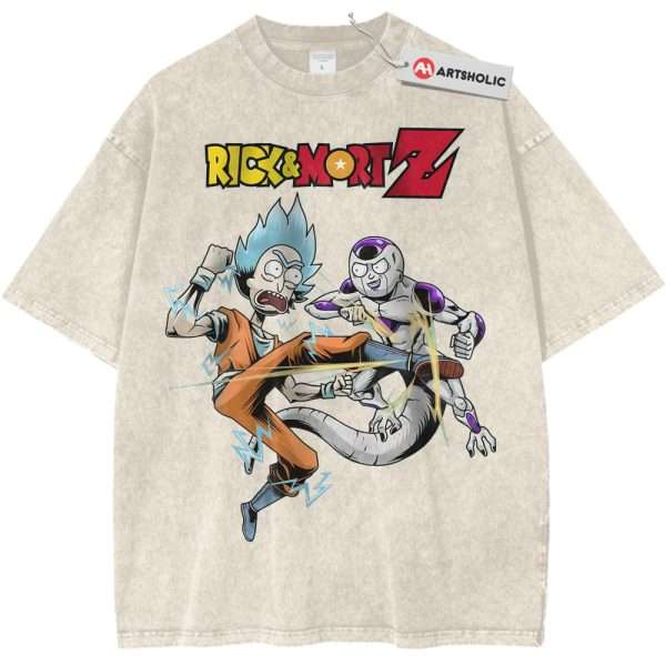Dragon Ball x Rick and Morty Shirt, Animated Shirt, Vintage T-Shirt