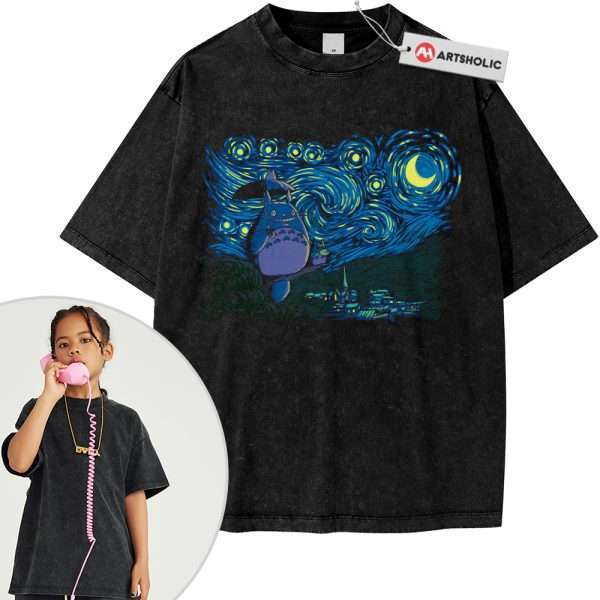 My Neighbor Totoro Tee For Kids, Studio Ghibli Tee For Kids, Anime Tee For Kids, Vintage Tee For Kids
