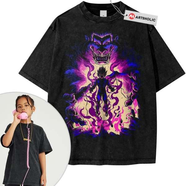 Vegeta Tee For Kids, Dragon Ball Z Tee For Kids, DBZ Tee For Kids, Anime Tee For Kids, Vintage Tee For Kids