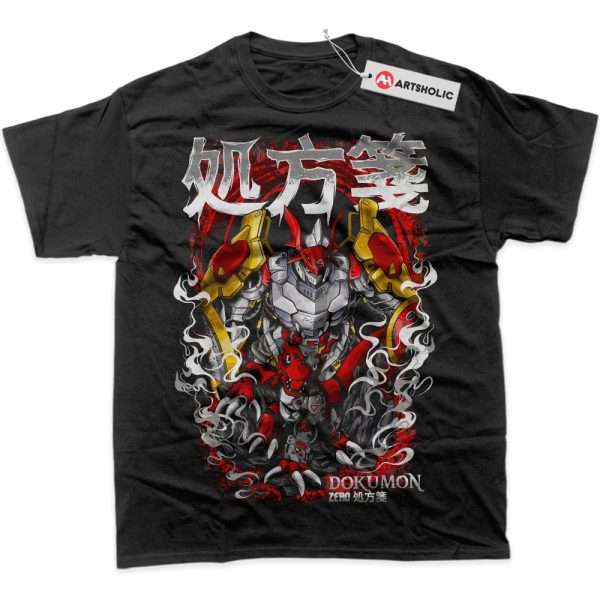 Dokumon Shirt, Digimon Shirt, Anime Shirt, Graphic T-Shirt