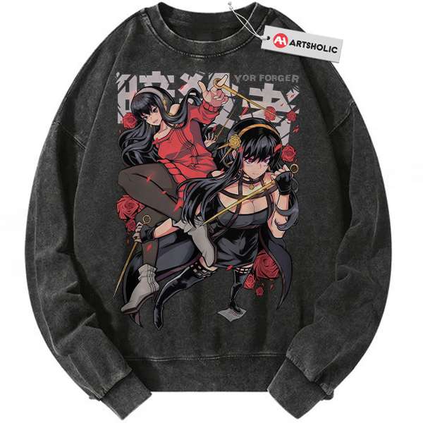 Yor Forger Sweatshirt, Spy x Family Sweatshirt, Anime Sweatshirt, Vintage Sweatshirt