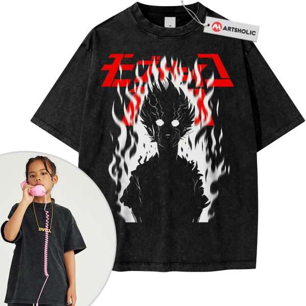 Shigeo Kageyama Shirt For Kids, Mob Psycho 100 Shirt For Kids, Anime Shirt For Kids, Vintage Tee For Kids