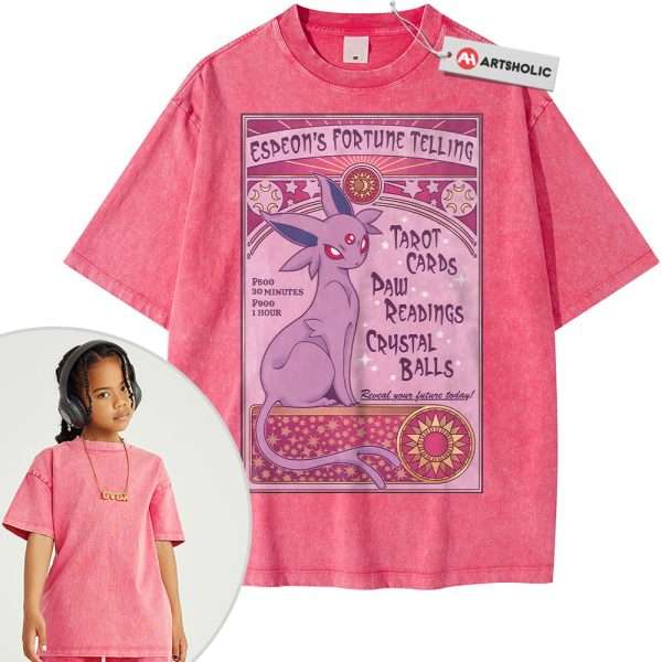 Espeon Shirt For Kids, Pokemon Shirt For Kids, PKM Shirt For Kids, Anime Shirt For Kids, Vintage Tee For Kids