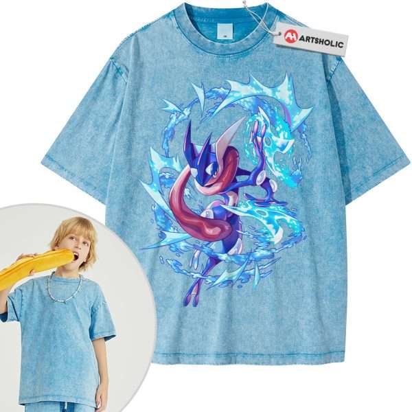 Greninja Shirt For Kids, Pokemon Shirt For Kids, PKM Shirt For Kids, Anime Shirt For Kids, Vintage T-Shirt For Kids
