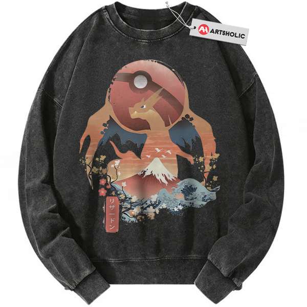 Charizard Sweatshirt, Pokemon Sweatshirt, PKM Sweatshirt, Anime Sweatshirt, Vintage Sweatshirt