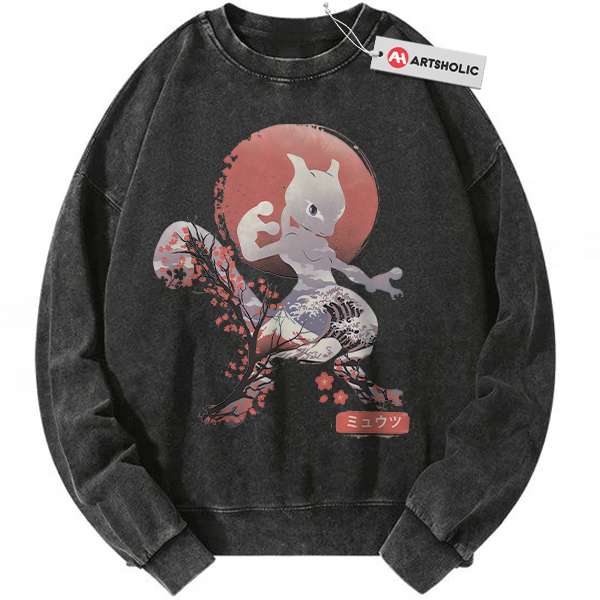 Mewtwo Sweatshirt, Pokemon Sweatshirt, PKM Sweatshirt, Anime Sweatshirt, Vintage Sweatshirt