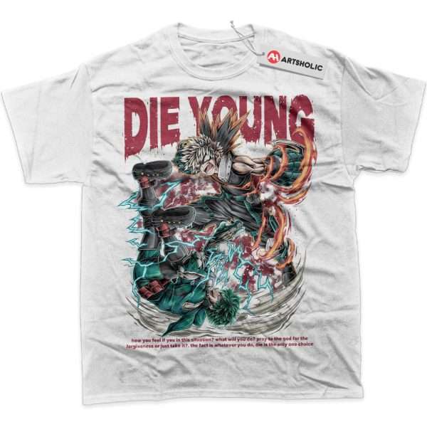 Katsuki Bakugo vs Izuku Midoriya Shirt, My Hero Academia Shirt, MHA Shirt, Anime Shirt, Graphic T-Shirt
