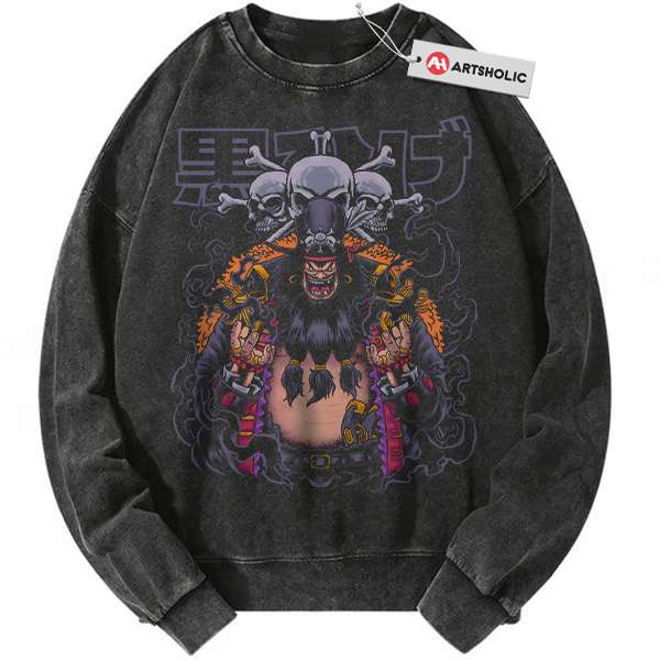 Blackbeard Sweatshirt, One Piece Sweatshirt, Anime Sweatshirt, Vintage Sweatshirt