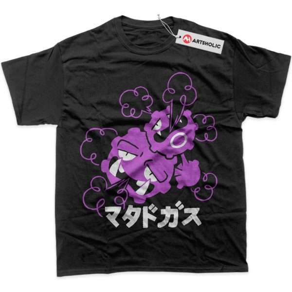 Weezing Shirt, Pokemon Shirt, PKM Shirt, Anime Shirt, Graphic T-Shirt