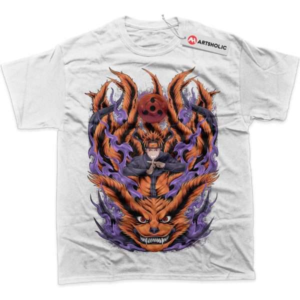 Kurama vs Naruto Uzumaki Shirt, Anime Shirt, Graphic T-Shirt