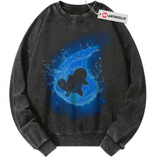 Squirtle Sweatshirt, Pokemon Sweatshirt, PKM Sweatshirt, Anime Sweatshirt, Vintage Sweatshirt