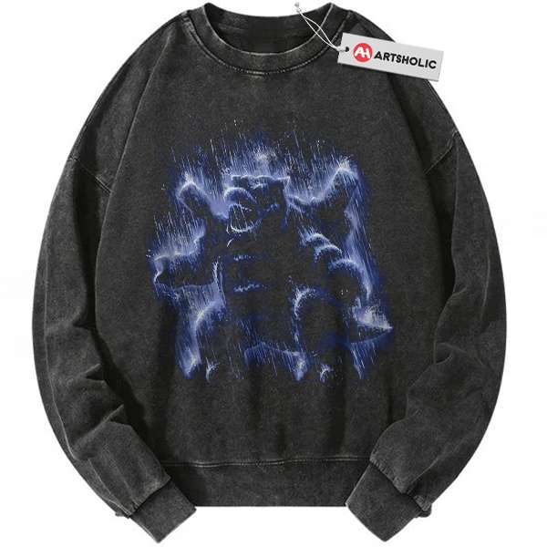 Blastoise Sweatshirt, Pokemon Sweatshirt, PKM Sweatshirt, Anime Sweatshirt, Vintage Sweatshirt