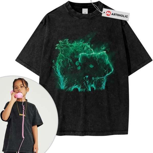 Bulbasaur Shirt For Kids, Pokemon Shirt For Kids, PKM Shirt For Kids, Anime Shirt For Kids, Vintage T-Shirt For Kids