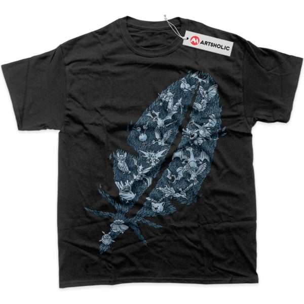 Flying-Type Pokemon Shirt, PKM Shirt, Anime Shirt, Graphic T-Shirt