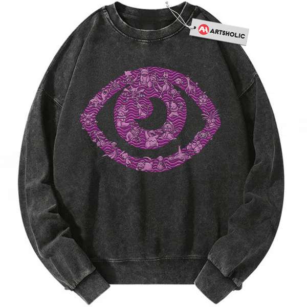 Psychic-Type Pokemon Sweatshirt, PKM Sweatshirt, Anime Sweatshirt, Vintage Sweatshirt