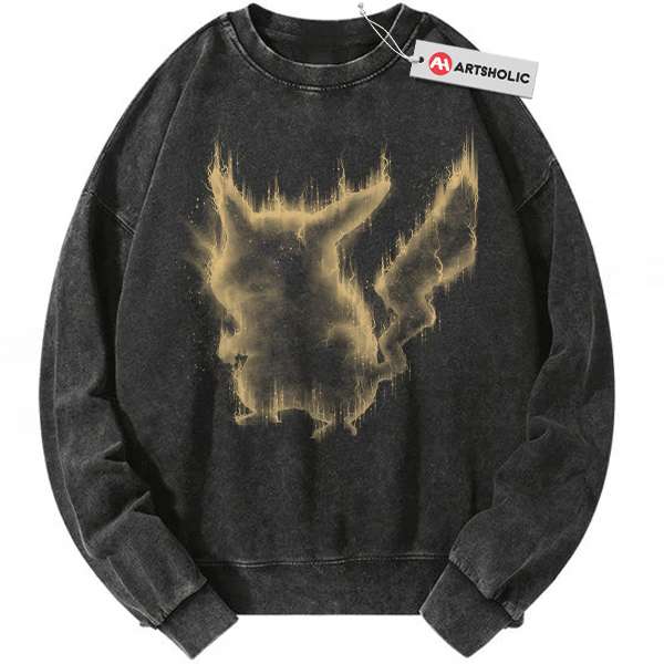 Pikachu Sweatshirt, Pokemon Sweatshirt, PKM Sweatshirt, Anime Sweatshirt, Vintage Sweatshirt