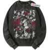 Mikasa Ackerman vs Eren Yeager Sweatshirt, Attack On Titan Sweatshirt, AOT Sweatshirt, Anime Sweatshirt, Vintage Sweatshirt