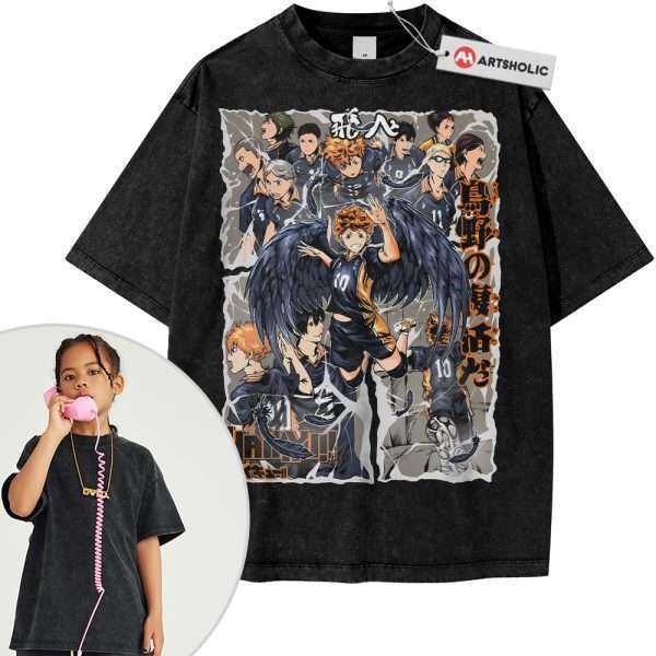 Haikyu!! Shirt For Kids, Anime Shirt For Kids, Vintage T-Shirt For Kids