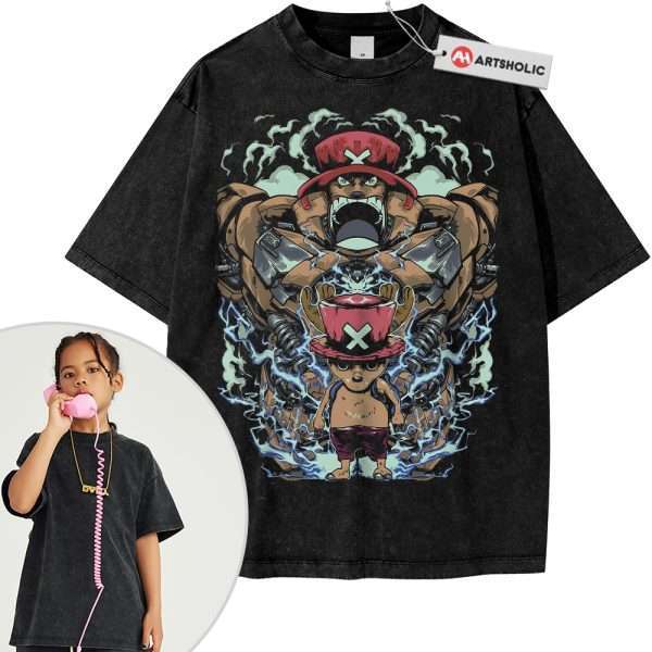 Chopper Shirt For Kids, One Piece Shirt For Kids, Anime Shirt For Kids, Vintage T-Shirt For Kids