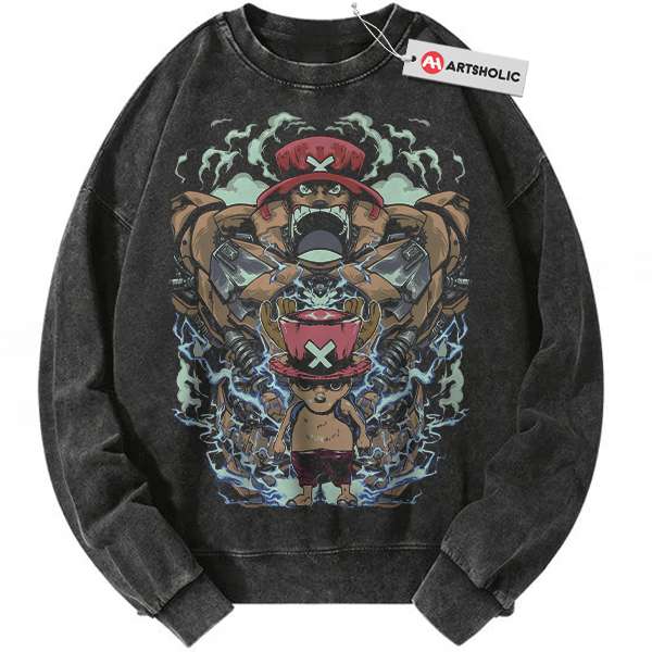 Chopper Sweatshirt, One Piece Sweatshirt, Anime Sweatshirt, Vintage Sweatshirt