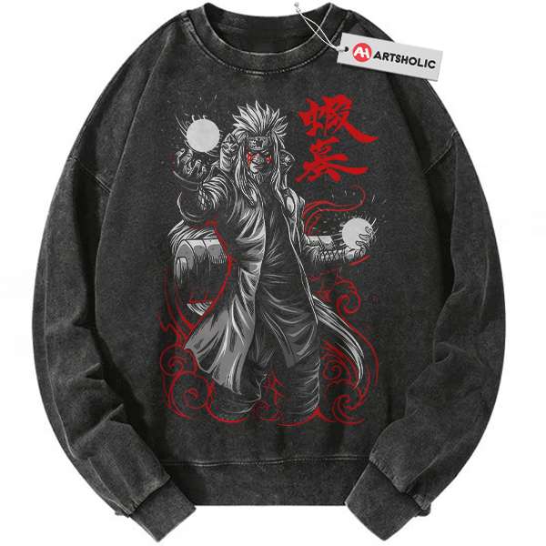 Jiraiya Sweatshirt, Naruto Sweatshirt, Anime Sweatshirt, Vintage Sweatshirt