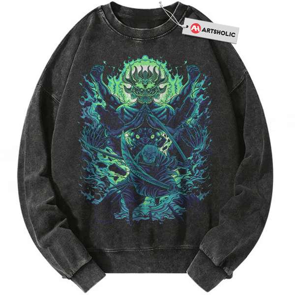 Roronoa Zoro Sweatshirt, One Piece Sweatshirt, Anime Sweatshirt, Vintage Sweatshirt