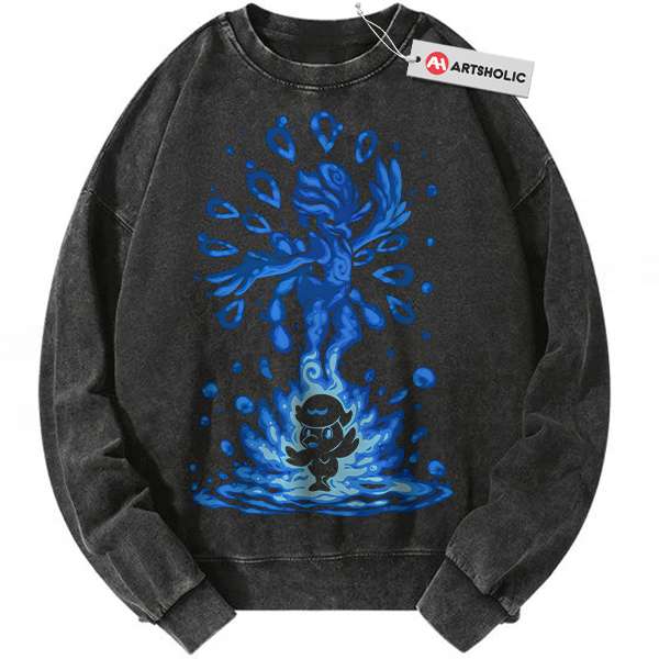 Quaxly vs Quaquaval Sweatshirt, Pokemon Sweatshirt, PKM Sweatshirt, Anime Sweatshirt, Vintage Sweatshirt