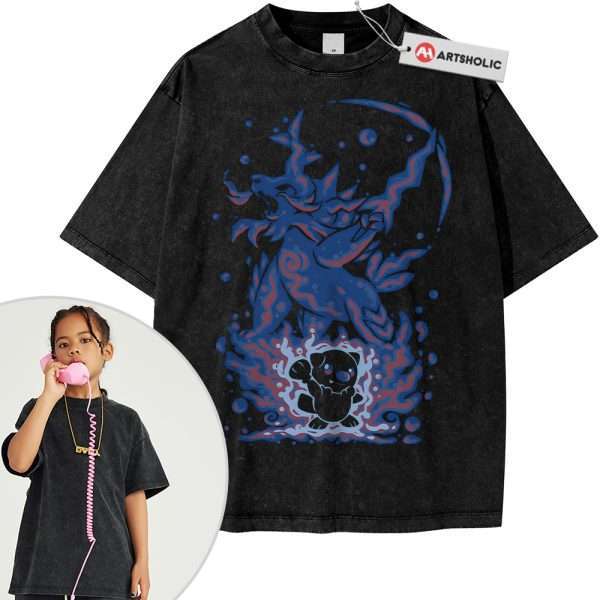 Oshawott vs Samurott Shirt For Kids, Pokemon Shirt For Kids, PKM Shirt For Kids, Anime Shirt For Kids, Vintage T-Shirt For Kids