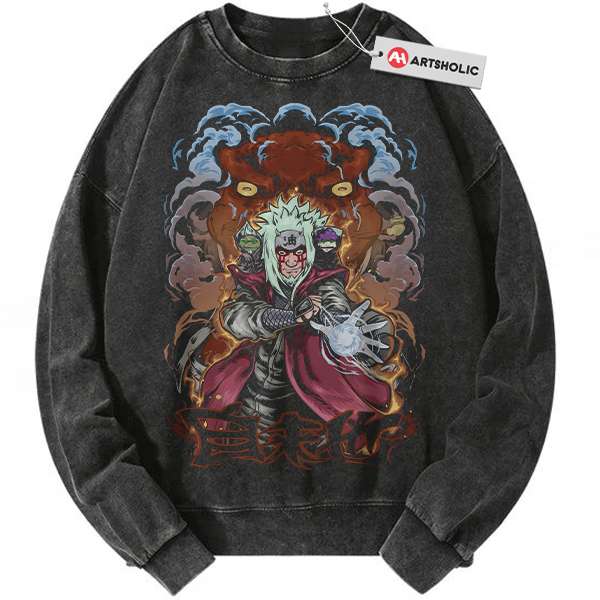 Jiraiya Sweatshirt, Naruto Sweatshirt, Anime Sweatshirt, Vintage Sweatshirt