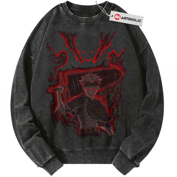 Asta Sweatshirt, Black Clover Sweatshirt, Anime Sweatshirt, Vintage Sweatshirt