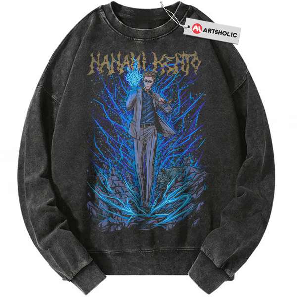 Kento Nanami Sweatshirt, Jujutsu Kaisen Sweatshirt, Anime Sweatshirt, Vintage Sweatshirt