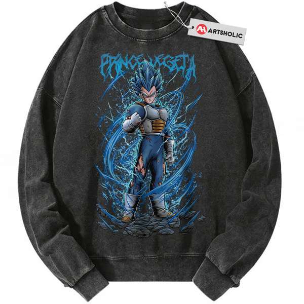 Vegeta Sweatshirt, Dragon Ball Sweatshirt, DBZ Sweatshirt, Anime Sweatshirt, Vintage Sweatshirt