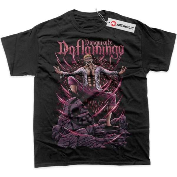 Donquixote Doflamingo Shirt, One Piece Shirt, Anime Shirt, Graphic T-Shirt