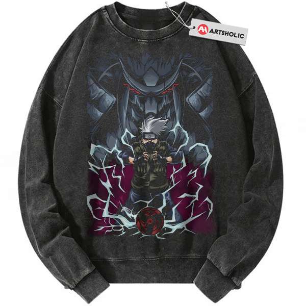 Kakashi Hatake Sweatshirt, Naruto Sweatshirt, Anime Sweatshirt, Vintage Sweatshirt