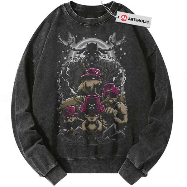 Chopper Sweatshirt, One Piece Sweatshirt, Anime Sweatshirt, Vintage Sweatshirt