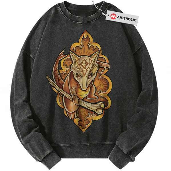 Cubone Sweatshirt, Pokemon Sweatshirt, PKM Sweatshirt, Anime Sweatshirt, Vintage Sweatshirt