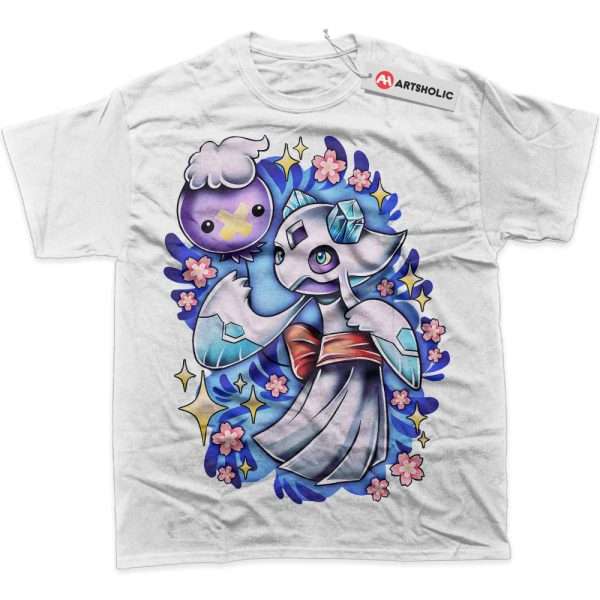 Drifloon and Froslass Shirt, Pokemon Shirt, PKM Shirt, Anime Shirt, Graphic T-Shirt