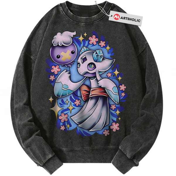Drifloon and Froslass Sweatshirt, Pokemon Sweatshirt, PKM Sweatshirt, Anime Sweatshirt, Vintage Sweatshirt