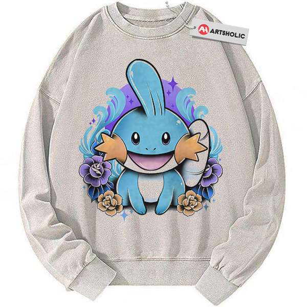 Mudkip Sweatshirt, Pokemon Sweatshirt, PKM Sweatshirt, Anime Sweatshirt, Vintage Sweatshirt