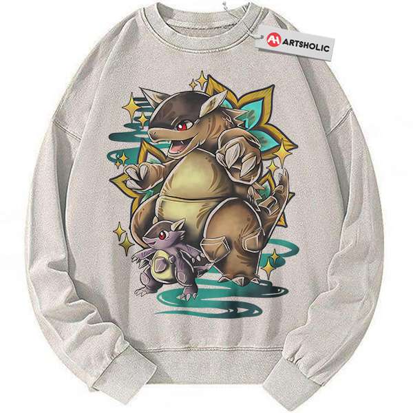 Kangaskhan Sweatshirt, Pokemon Sweatshirt, PKM Sweatshirt, Anime Sweatshirt, Vintage Sweatshirt