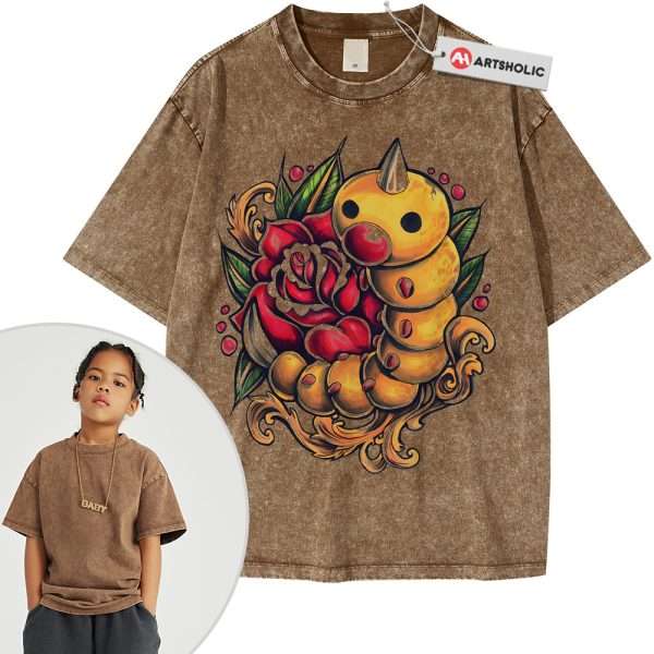 Weedle Shirt For Kids, Pokemon Shirt For Kids, PKM Shirt For Kids, Anime Shirt For Kids, Vintage T-Shirt For Kids