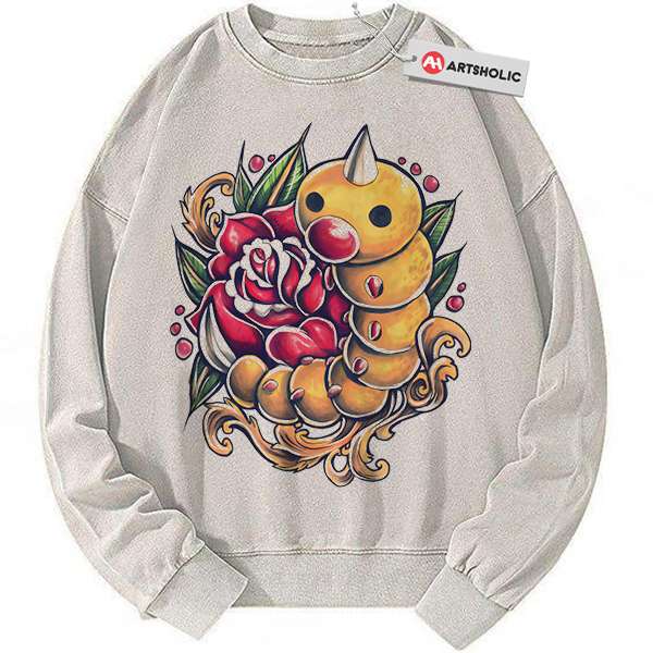 Weedle Sweatshirt, Pokemon Sweatshirt, PKM Sweatshirt, Anime Sweatshirt, Vintage Sweatshirt
